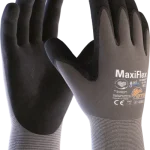 Gants de travail gris et noir antidérapants (maçon)