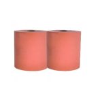 Rouleau essuie‑tout non‑tissé orange haute absorption – hygiène professionnelle pour industrie, bâtiment, collectivités et particuliers