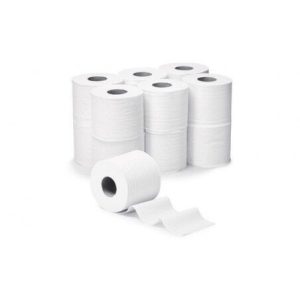 Lot de 8 rouleaux papier toilette jumbo haute capacité – hygiène sanitaire pour plombiers, menuisiers et électriciens