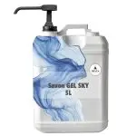 Gel mains & surfaces haute mousse, pH neutre, parfum frais « Sky ». Peintres et plaquistes l’adoptent pour éliminer craies et résines ; maçons et couvreurs pour dégraisser mains après chantier. Convient aux menuisiers et serruriers pour nettoyer copeaux, poussières de bois et huiles de coupe.