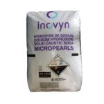 Sac 25 kg d’hydroxyde de sodium Micropearls Inovyn – soude caustique granulée pour traitement chimique en industrie, BTP, collectivités et particuliers