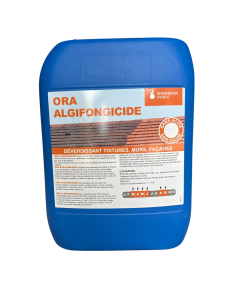 Bidon algicide‑fongicide Ora Algifongicide Stockmeier France – déverdissant toitures, murs et façades pour industrie, bâtiment, collectivités et particuliers