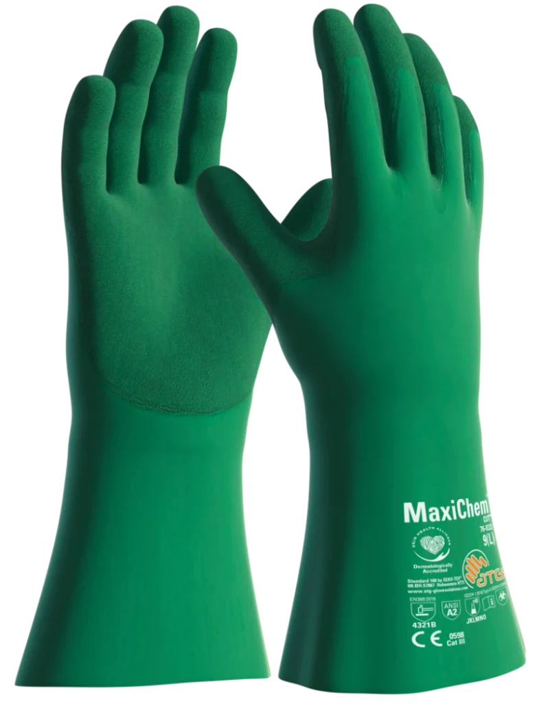gants produits chimiques et grasses anti coupure