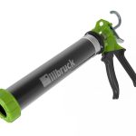 Pistolet à colle électrique Illbruck pour travaux de collage précis, idéal pour usage industriel, bâtiment et bricolage