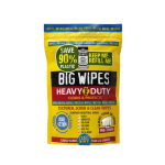 Sachet recharge de 100 lingettes Heavy Duty pour nettoyage industriel intensif, adapté aux industries, BTP et collectivités