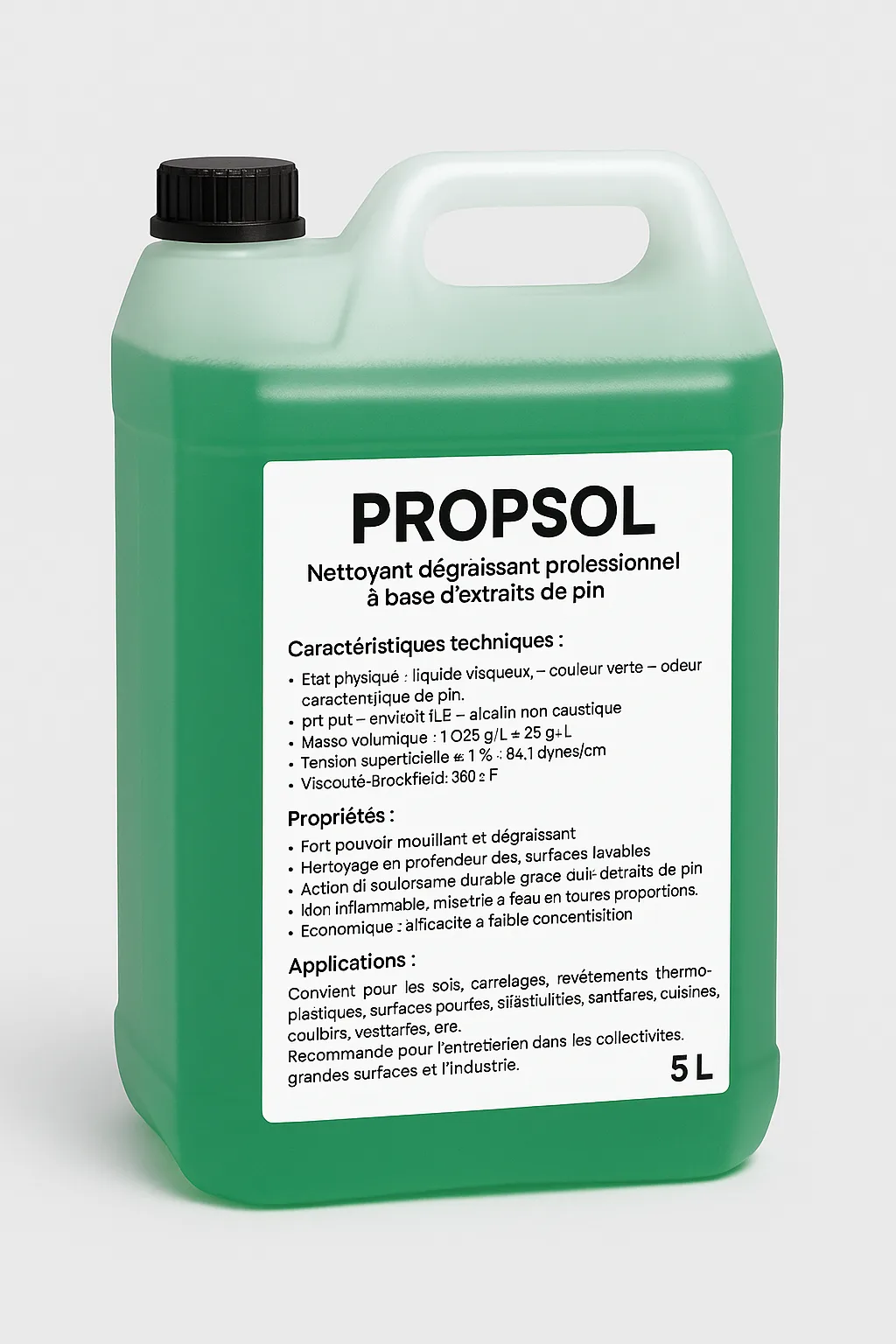 nettoyant professionnel sols et surfaces