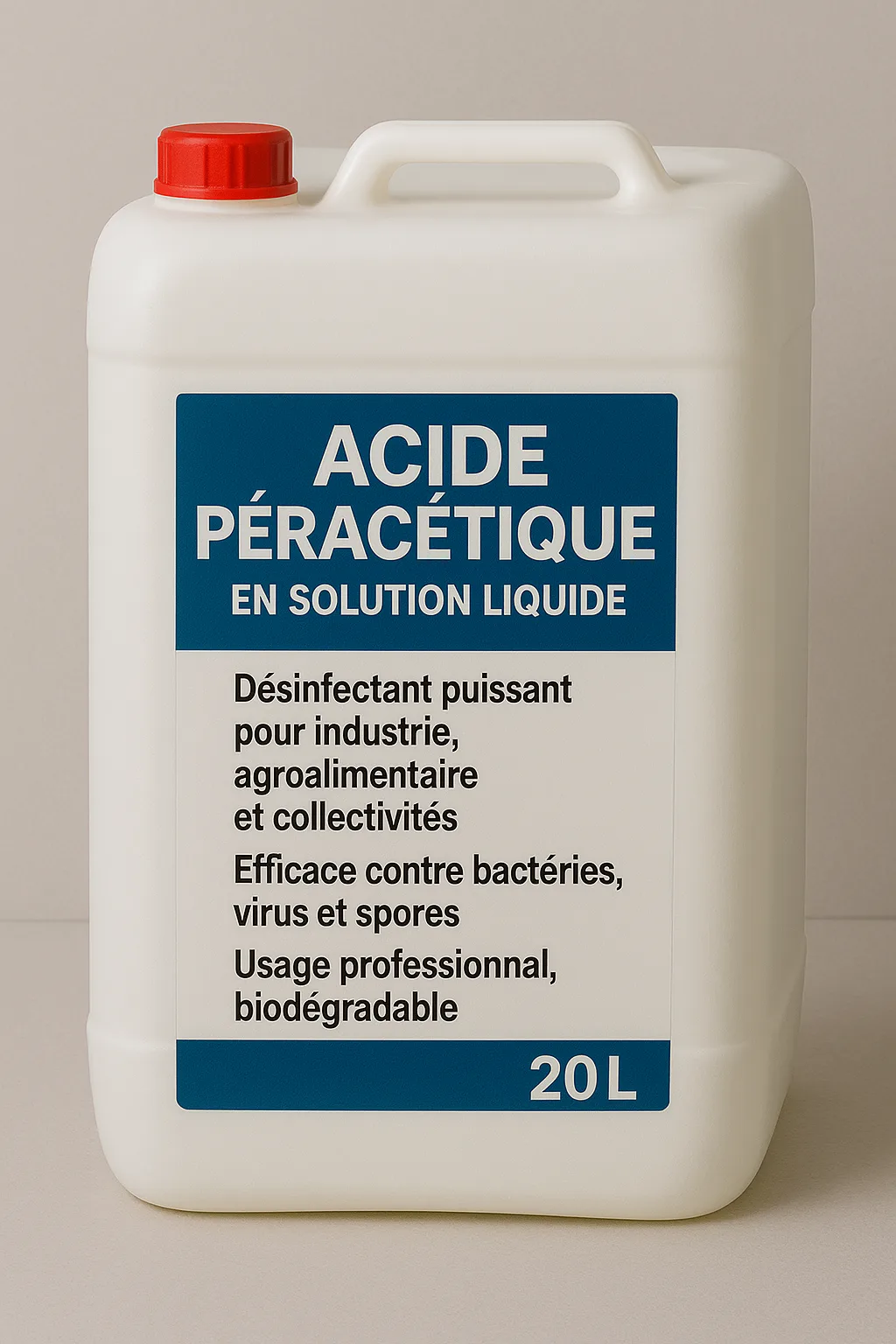Acide peracétique en solution liquide