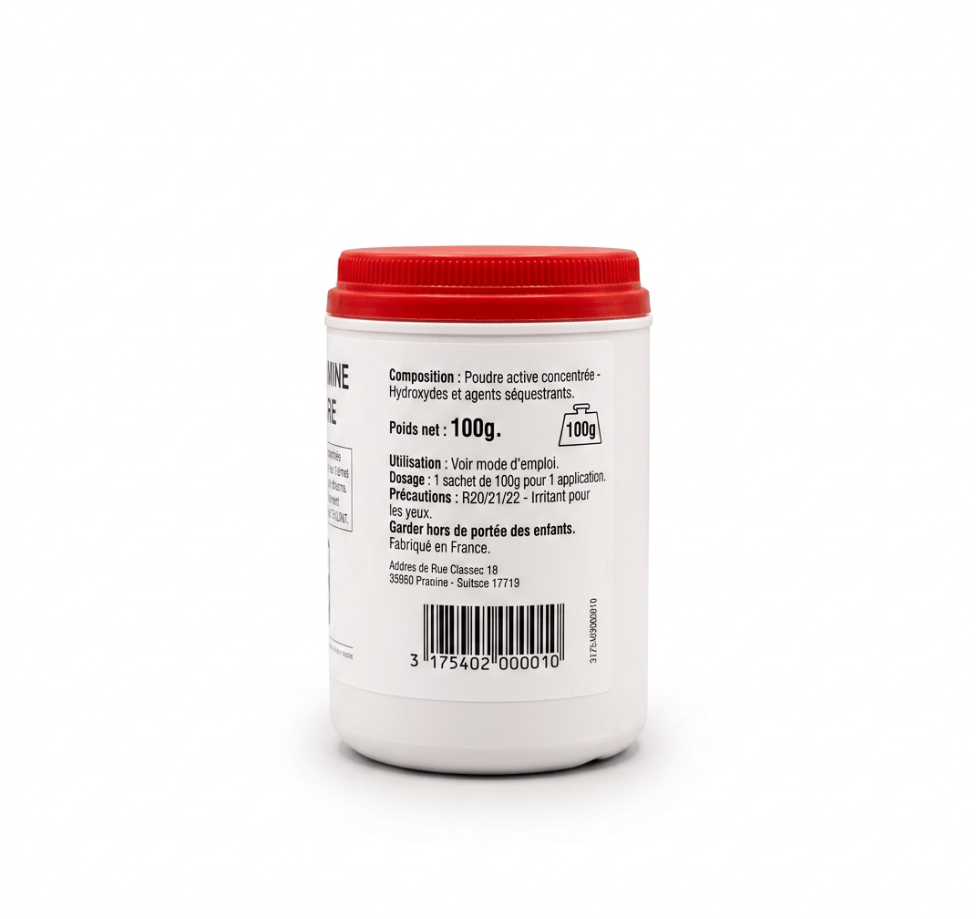 Dose nettoyant tous foyers DECALAMINE 100g ACI — vue 2 (réf. nettoyant-tous-foyers-decalamine100g-copie)