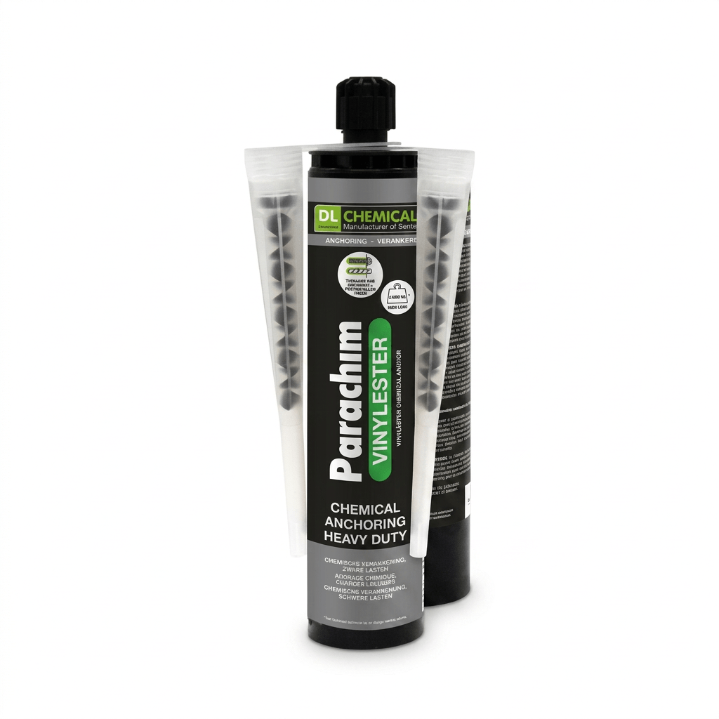 Mortier de scellement bi-composant pour ancrages lourds béton et maçonnerie 300ml DL CHEMICALS — vue 2 (réf. mortier-de-scellement-bi-composant-pour-ancrages-lourds-beton-et-maconnerie-300ml)