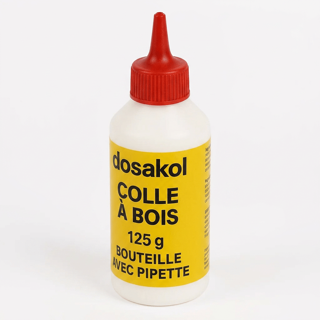 Colle à bois 125 g DOSAKOL — vue 2 (réf. colle-a-bois-125-g)