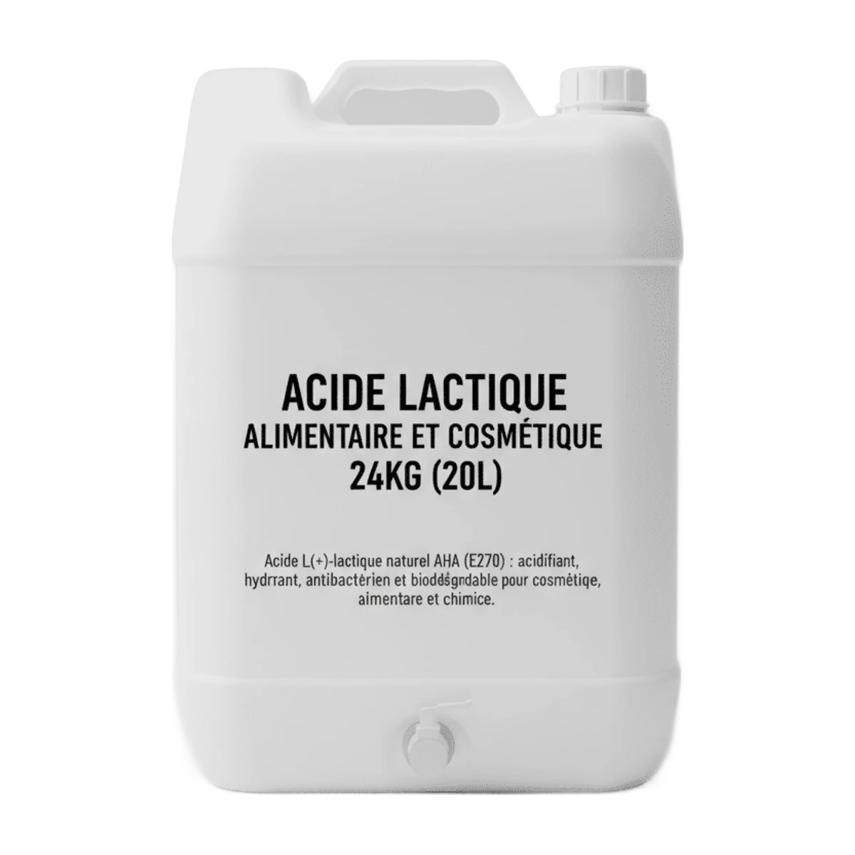 ACIDE LACTIQUE ALIMENTAIRE ET COSMETIQUE 24KG (20L)