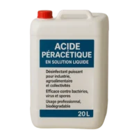 Acide peracétique 5% – Solution liquide professionnelle 20L