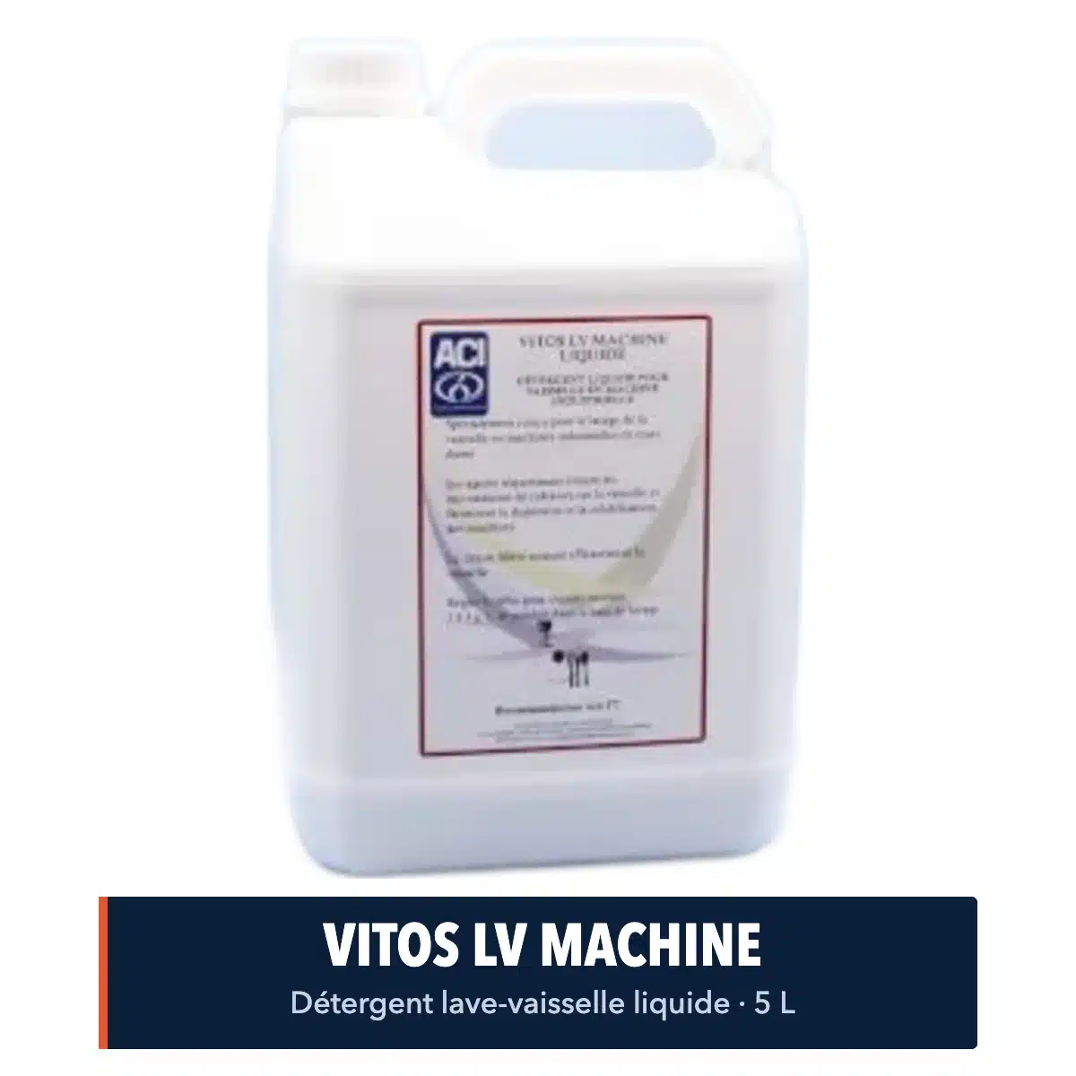 Détergent vaisselle pour lave-vaisselle industriel 5L