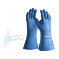 Gants de Protection chimique et résistance à la coupure étanche et certifié contact alimentaire