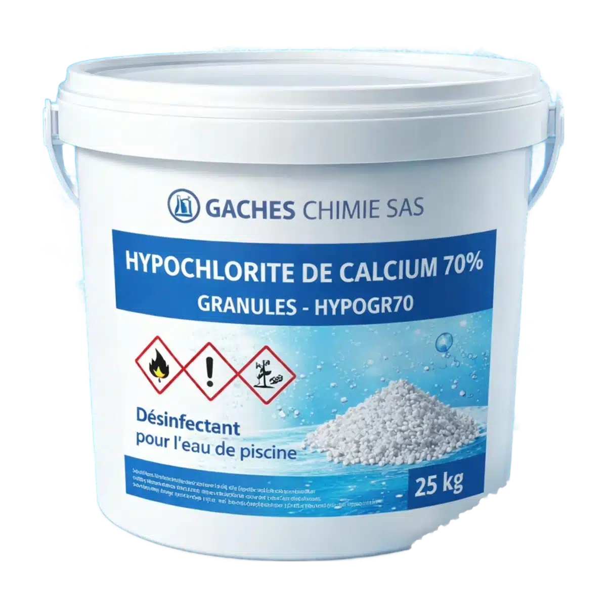 HYPOCHLORITE DE CALCIUM 70% 25kg