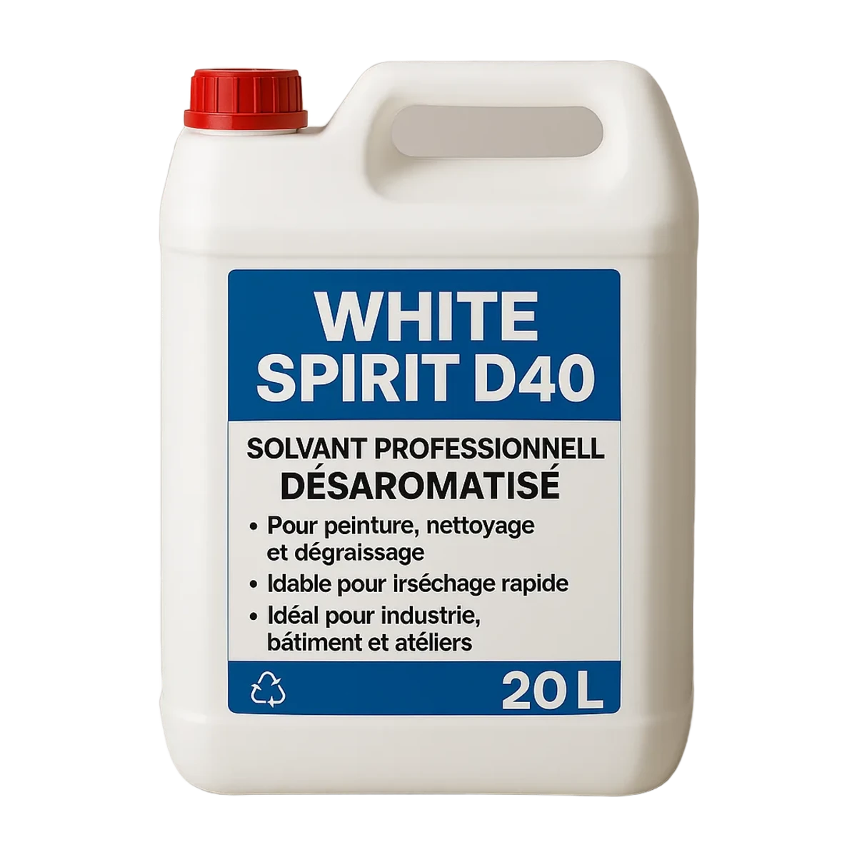 White Spirit Solvant professionnel désaromatisé 20L