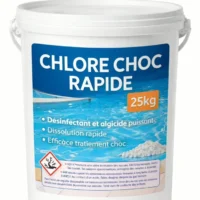 Chlore Choc Rapide 25kg - Désinfectant Piscine