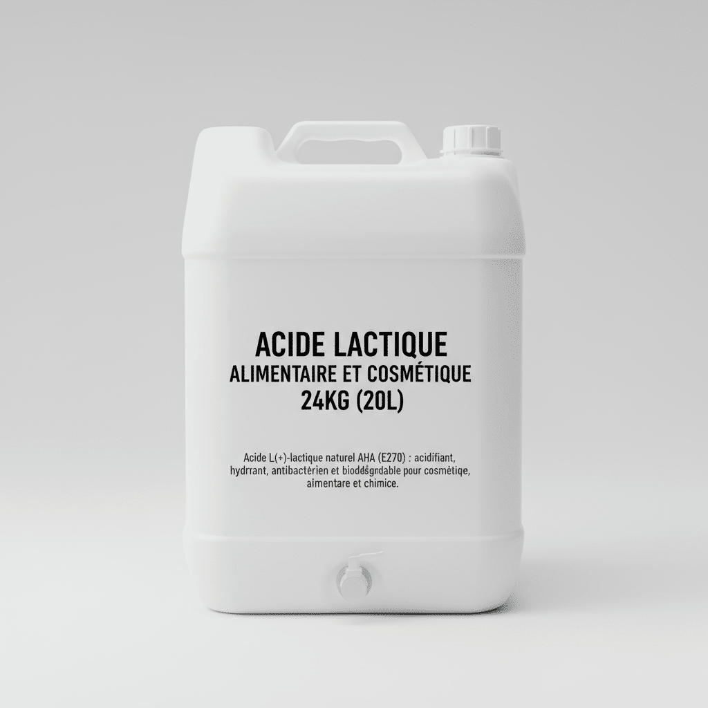 ACIDE LACTIQUE ALIMENTAIRE ET COSMETIQUE 24KG (20L)