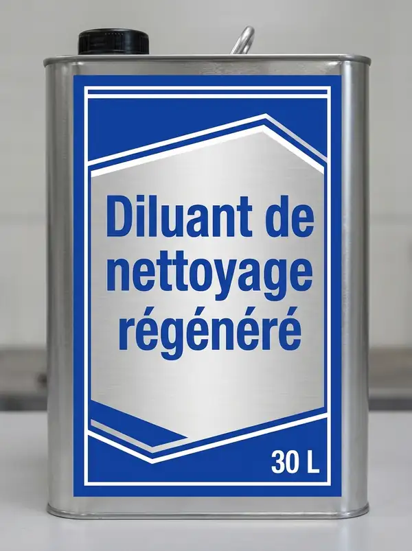 Bidon métallique de diluant de nettoyage régénéré 30 L