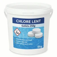 Seau de 25kg chlore lent galets 250g